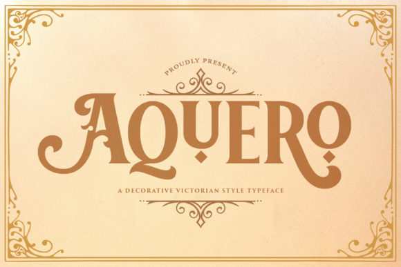 Aquero: A Vintage Blackletter Font