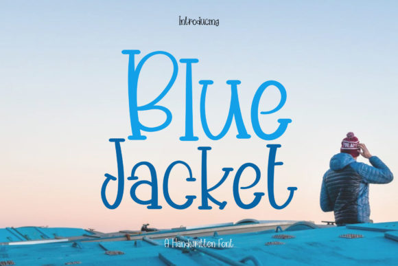 Blue Jacket Font for Creative Projects