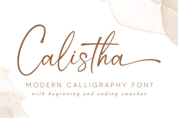 Calistha: A Elegant Script Font
