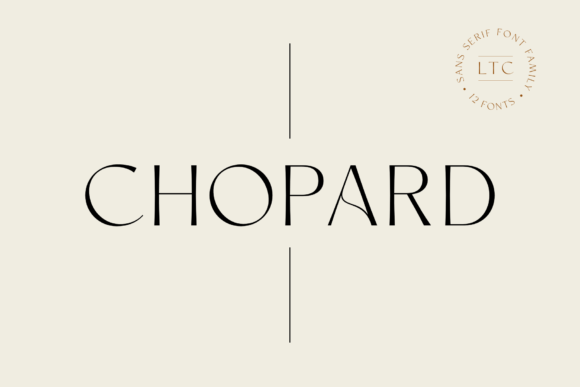 Chopard Font: Elegant & Modern Sans Serif