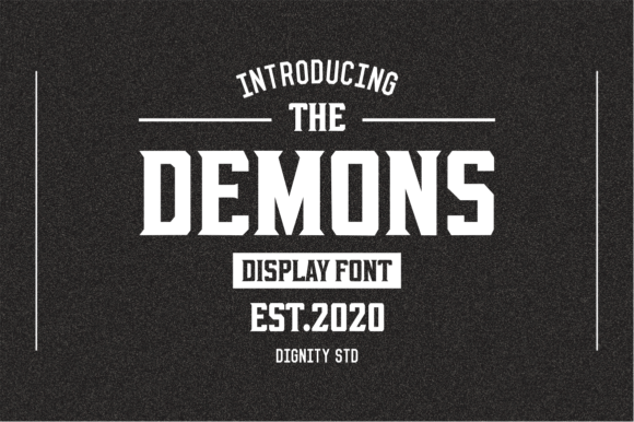 Demons Font for Bold Web Design