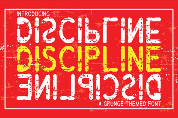 Discipline Font for Bold Design