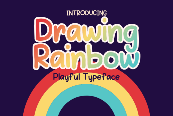 Drawing Rainbow Font Review