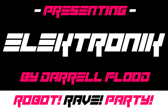 Elektronik Font for Creative Projects