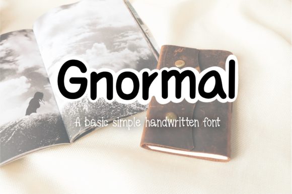 Gnormal: A Simple Display Font