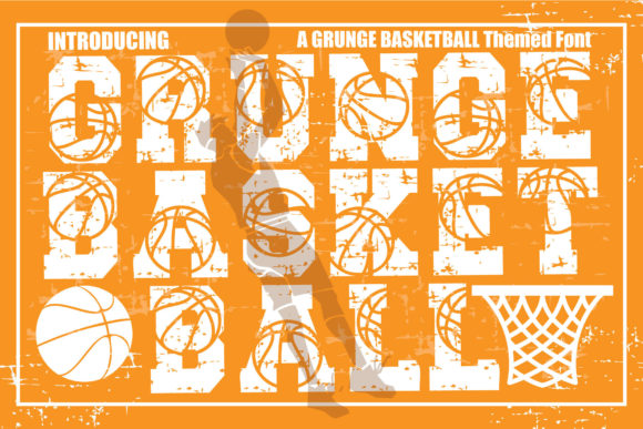 Grunge Basketball Font for Bold Web Design
