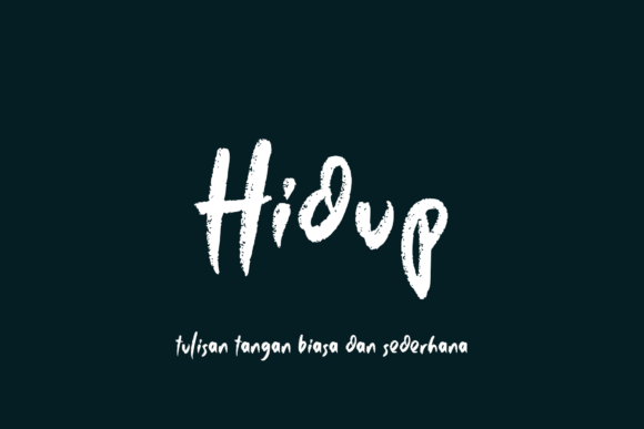 Hidup Font for Business Branding