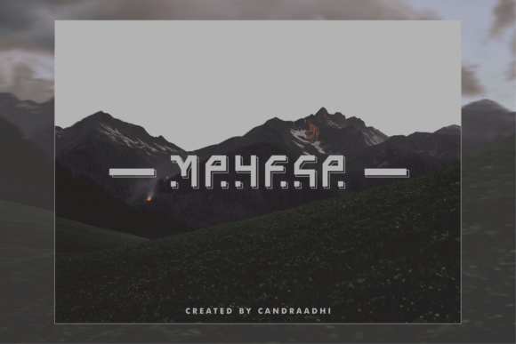 Mahesa Font for Creative Projects