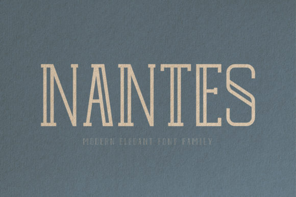 Nantes: A Luxurious Display Font