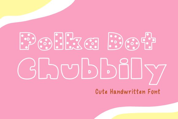 Polka Dot Chubbily Font for Creative Projects