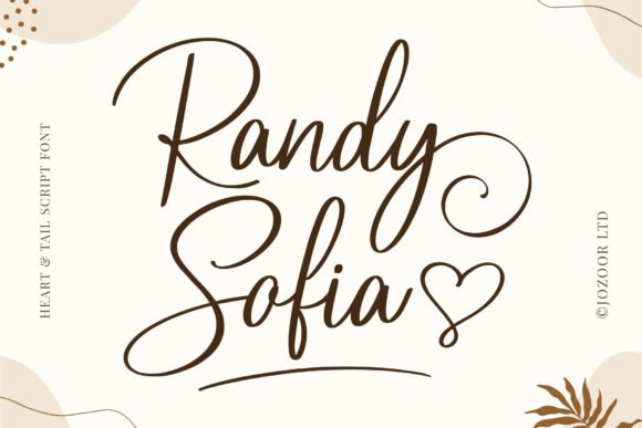 Randy Sofia Font for Creative Projects