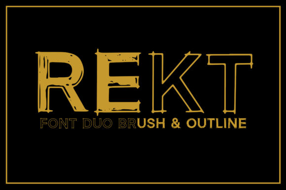 Rekt Font: Bold & Sharp