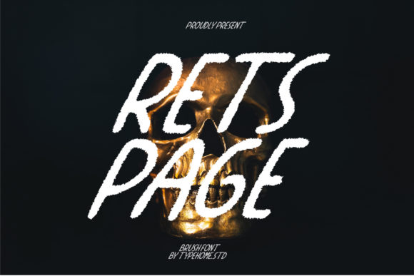 Retspage: A Bold Display Font for Digital Creators