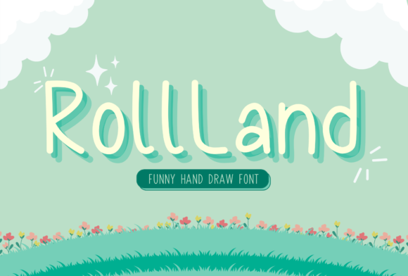 Roll Land Font for Creative Brands