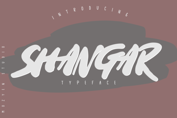 Shangar Font for Creative Projects
