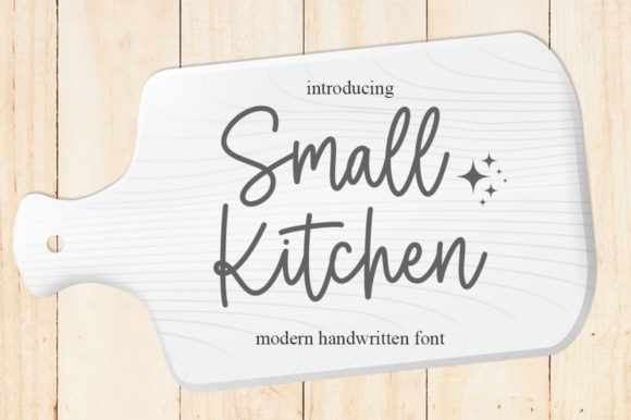 Small Kitchen Font for Business Style