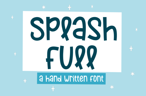Splash Full Font for Bold Campaigns