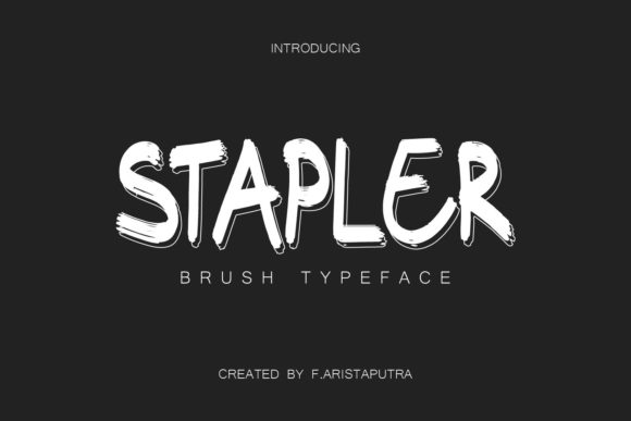 Stapler Font for Web Design