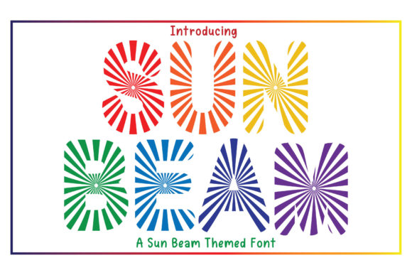 Sun Beam Font for Bold Campaigns