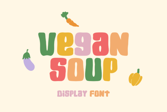 Vegan Soup Font for Creative Projects