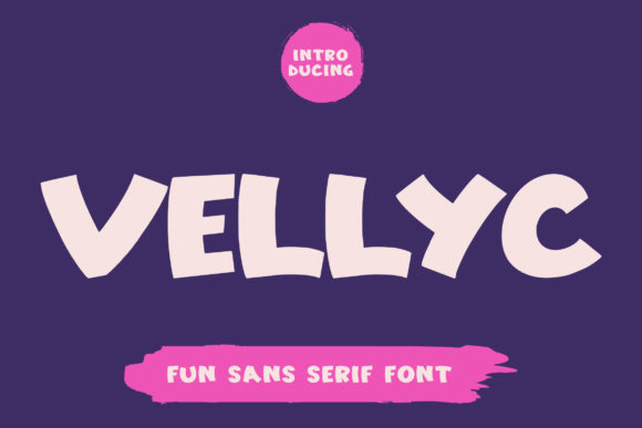 Vellyc: A Bold Display Font for Creative Projects